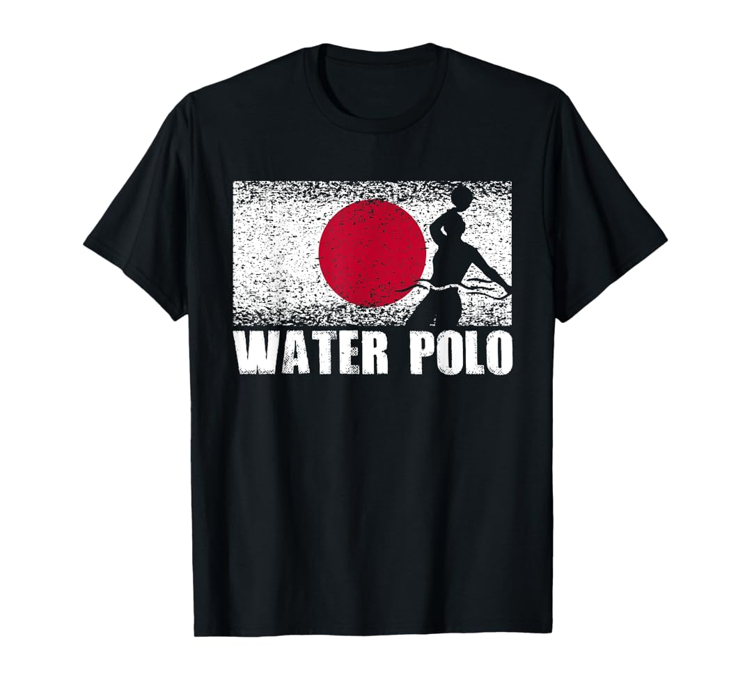 Amazon | 水球スポーツ、日本の国旗、水球日本代表選手 Tシャツ